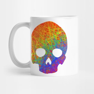 Rainbow skull Mug